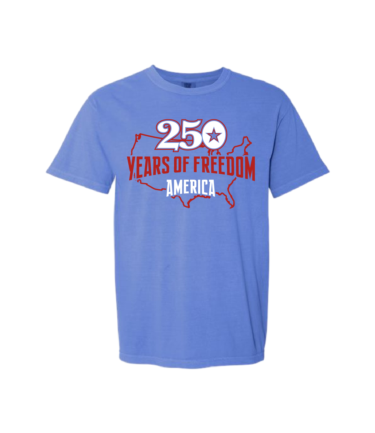 250 Years of Freedom America Garment-Dyed T-Shirt