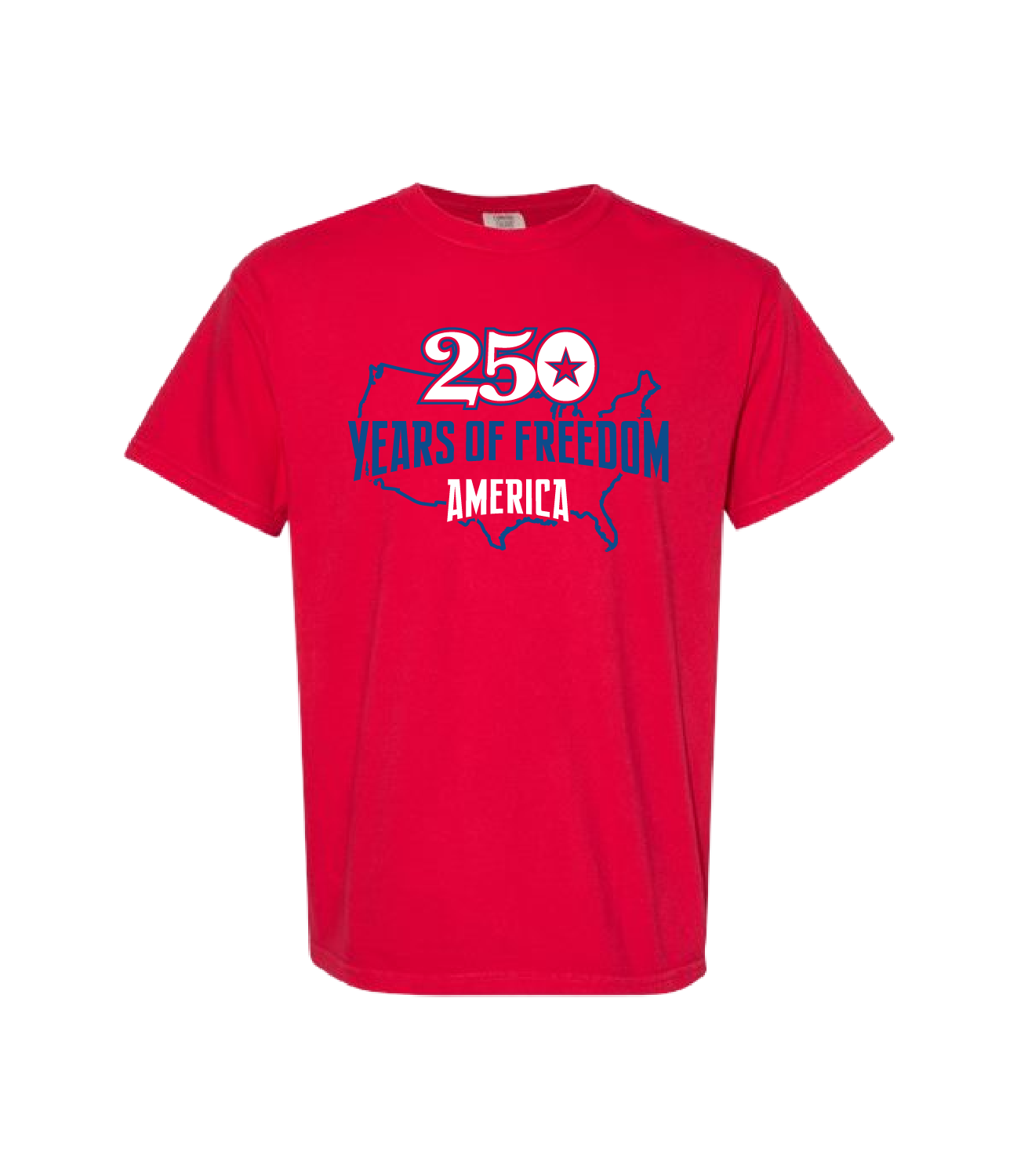 250 Years of Freedom America Garment-Dyed T-Shirt