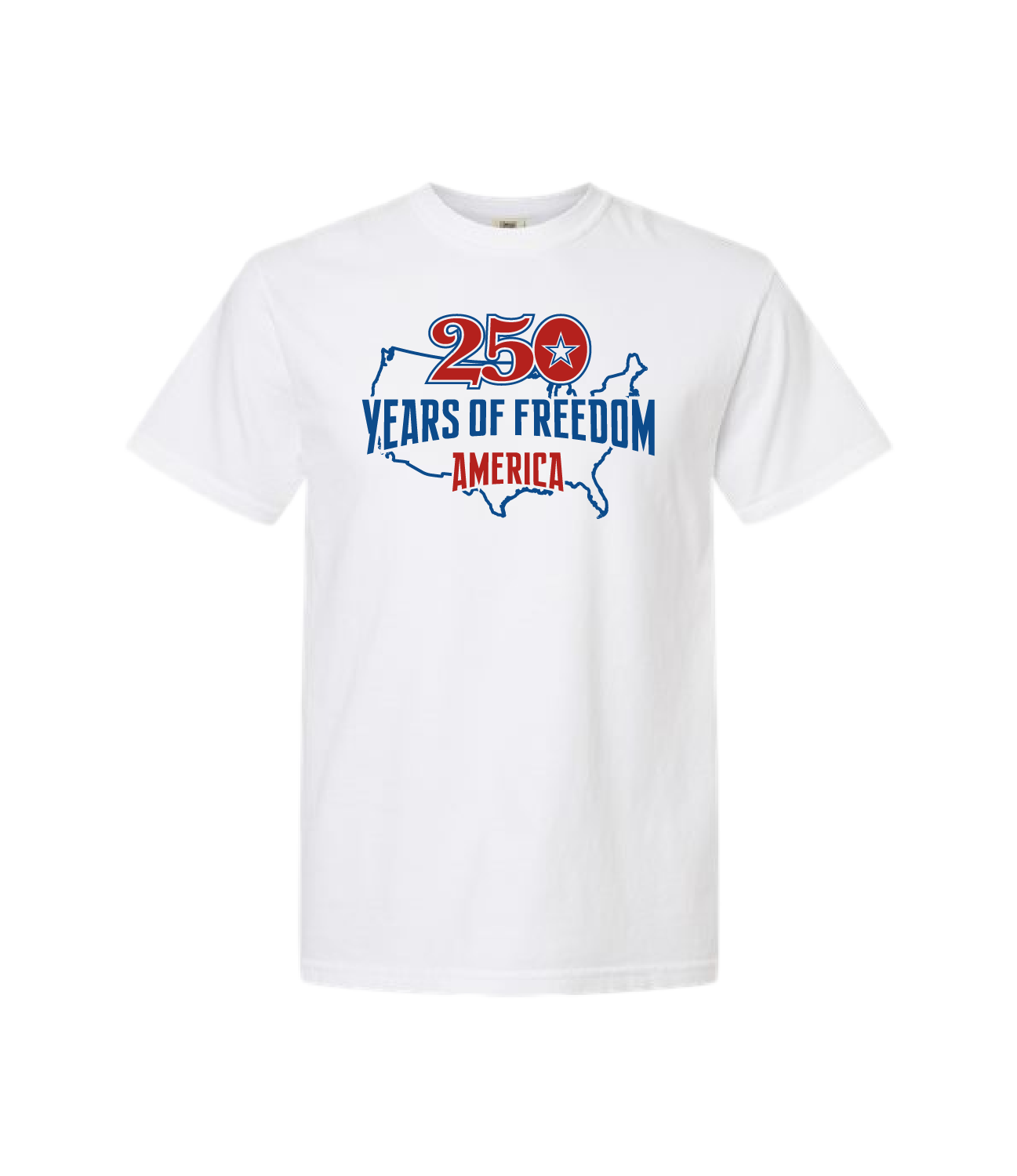 250 Years of Freedom America Garment-Dyed T-Shirt