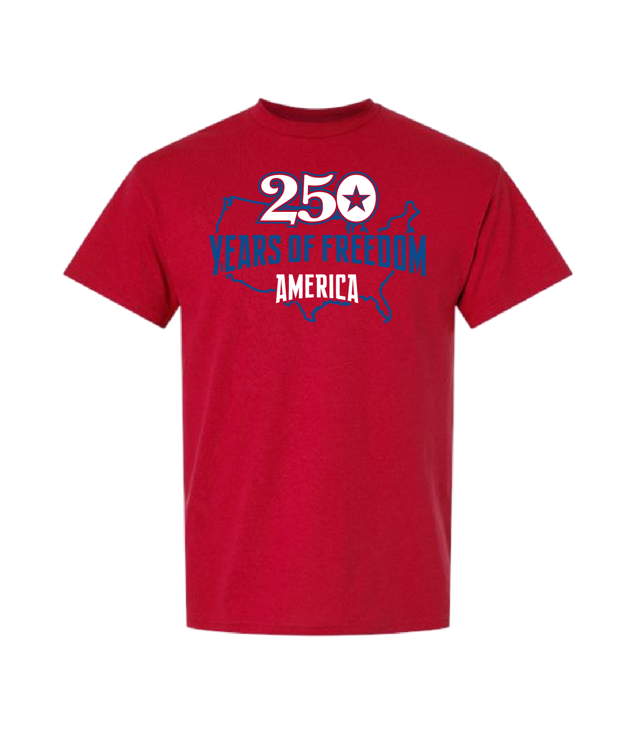 250 Years of Freedom America DryBlend T-Shirt