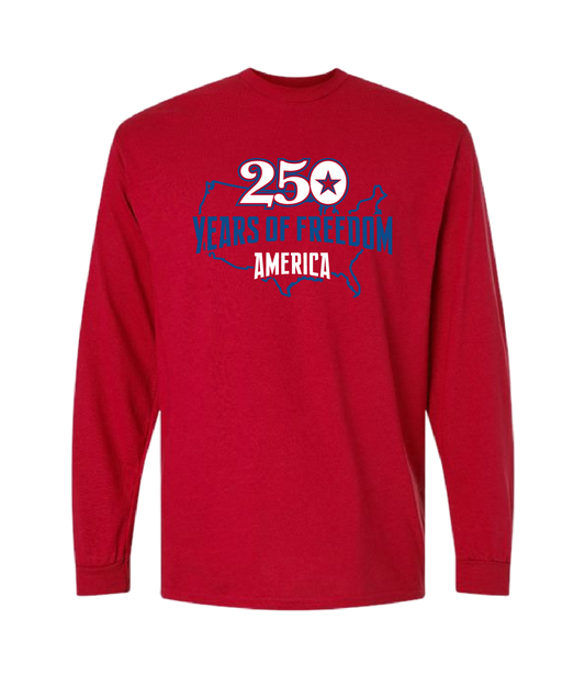 250 Years of Freedom America DryBlend Long Sleeve