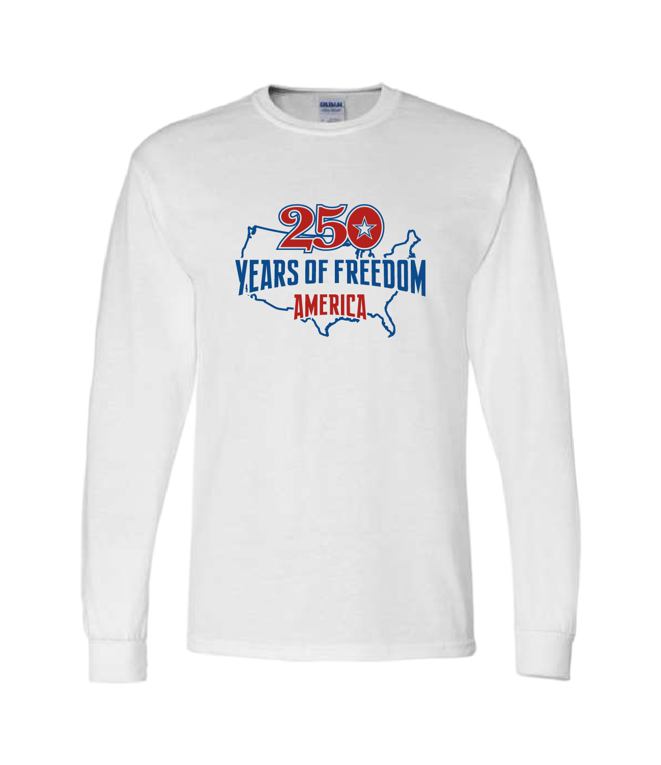 250 Years of Freedom America DryBlend Long Sleeve