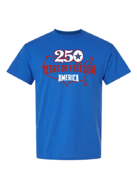 250 Years of Freedom America DryBlend T-Shirt