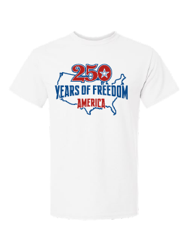 250 Years of Freedom America DryBlend T-Shirt